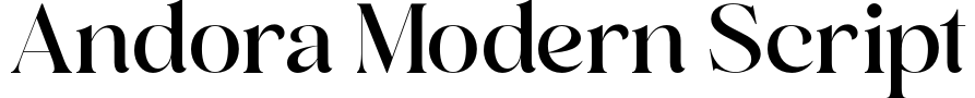 Andora Modern Script