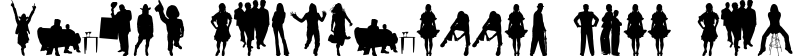 Human Silhouettes Free Six