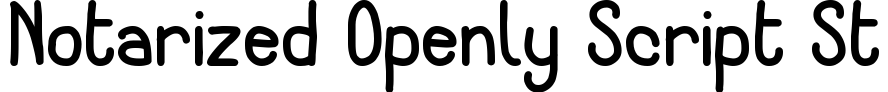 Notarized Openly Script St