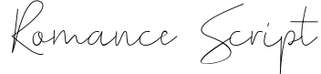 Romance Script
