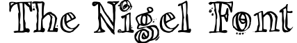 The Nigel Font