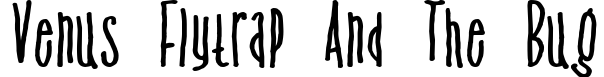 Venus flytrap and the bug