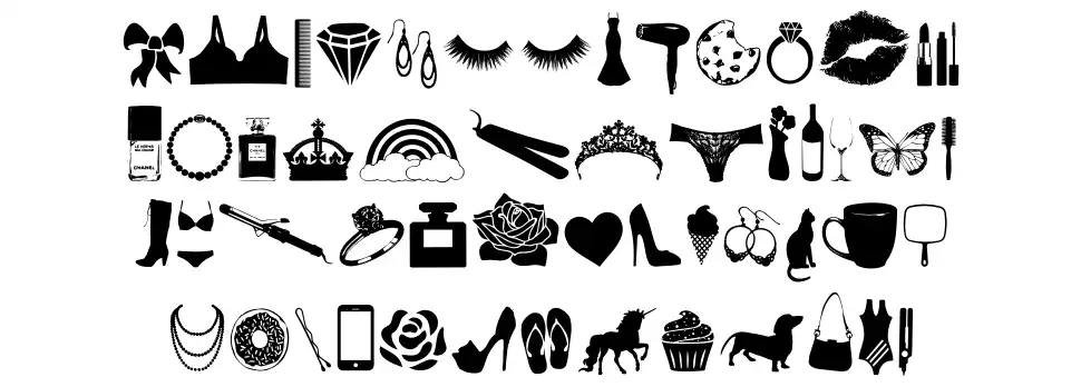 212 Girly Stufffont specimens