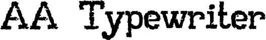 AA Typewriter