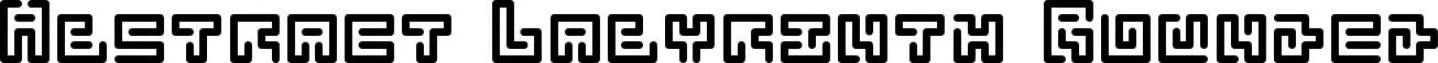 Abstract Labyrinth Rounded