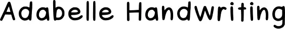 Adabelle Handwriting