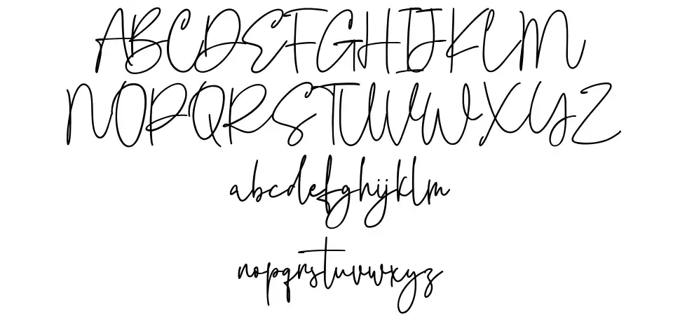 AdoreFunnyfont specimens