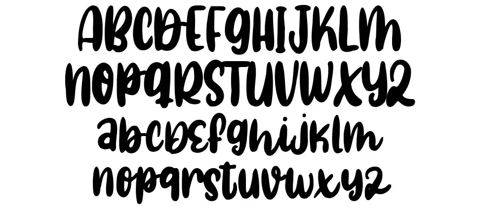Agile Slothfont specimens
