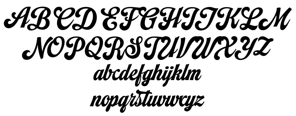 Alameda Scriptfont specimens