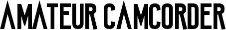 Amateur Camcorder