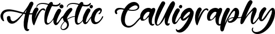 Artistic Calligraphy