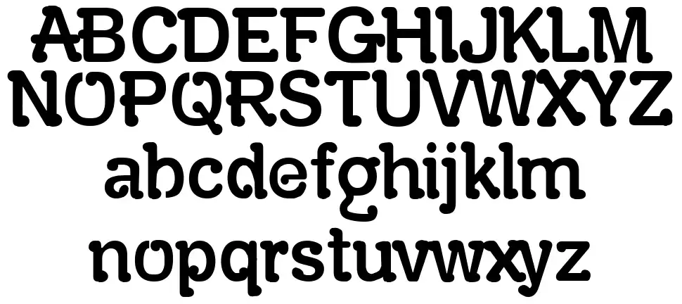 Atlanticfont specimens