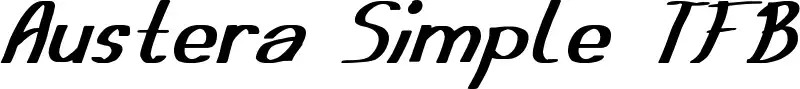 Austera Simple TFB