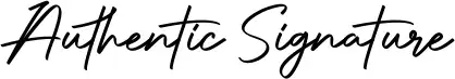 Authentic Signature