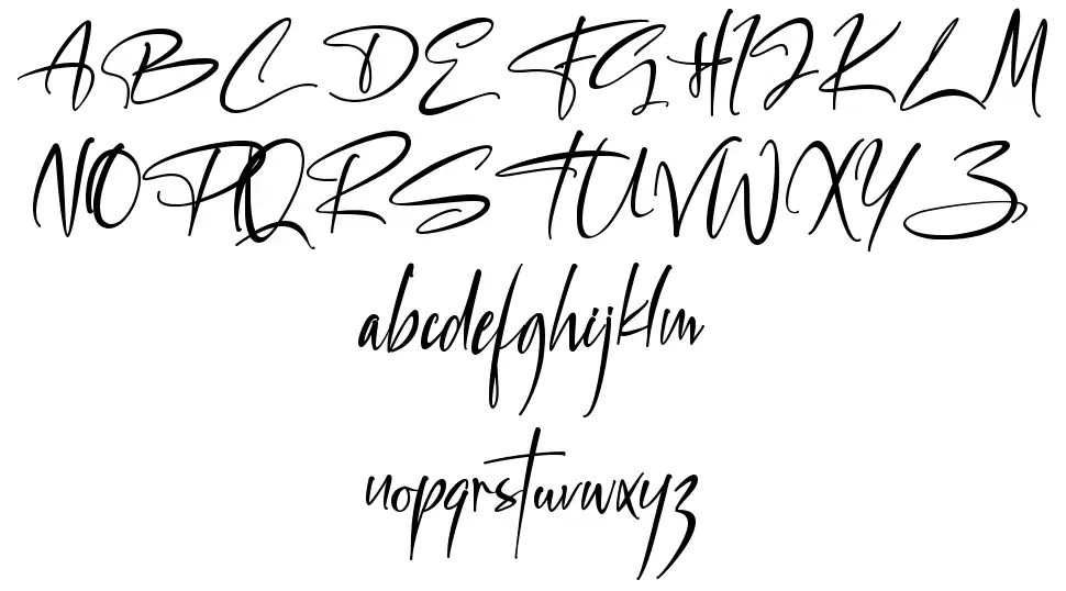 Backstreetfont specimens