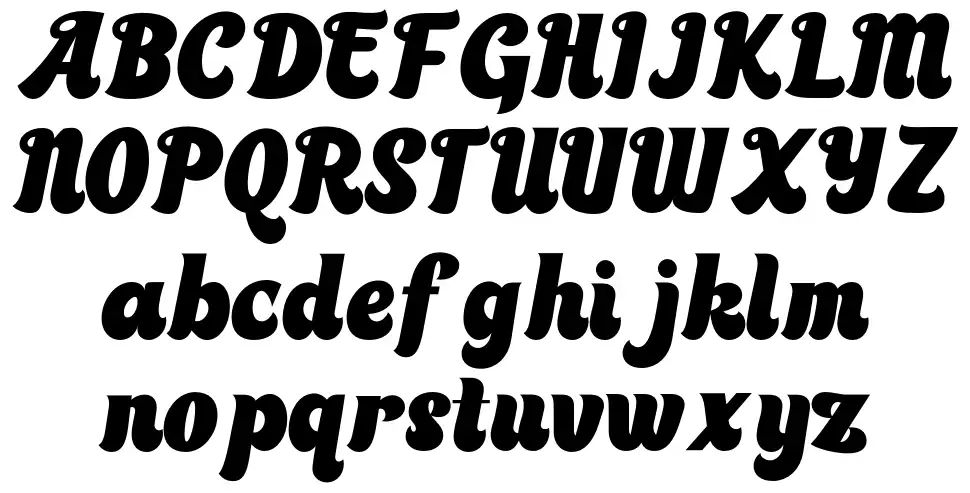 Bad Rascalfont specimens