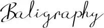 Baligraphy