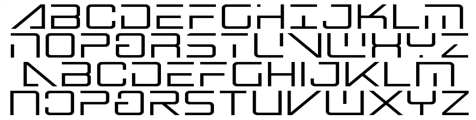 Banshee Pilotfont specimens