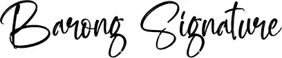 Barong Signature