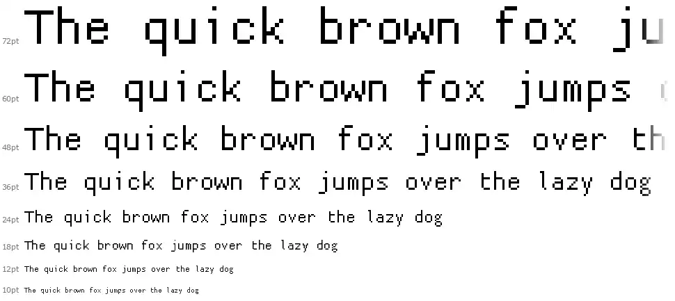 Basis33font waterfall