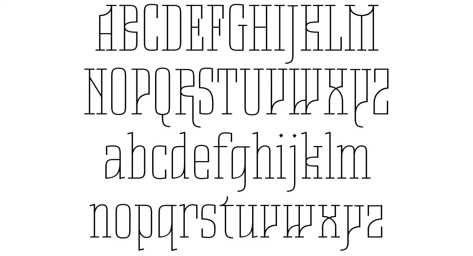 Bazilikinfont specimens