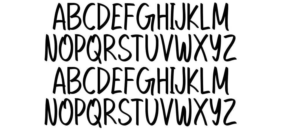 Be Kindfont specimens