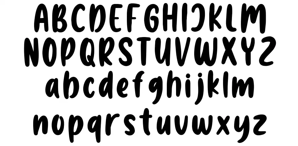 Beach Pleasefont specimens