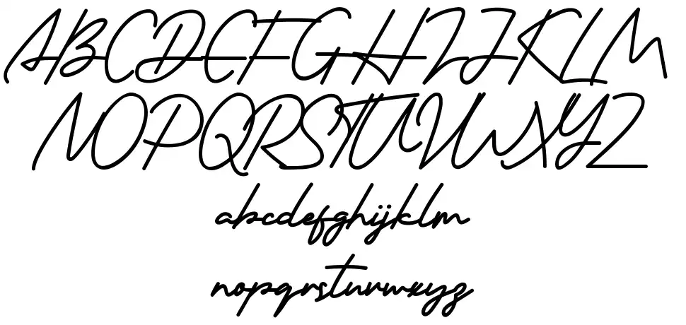 Beautyousfont specimens