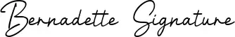 Bernadette Signature
