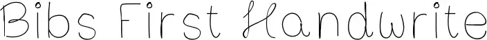 Bibs First Handwrite