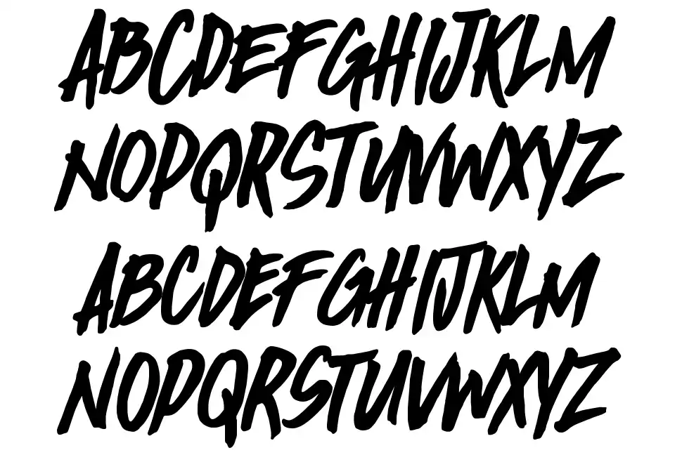 Birada!font specimens