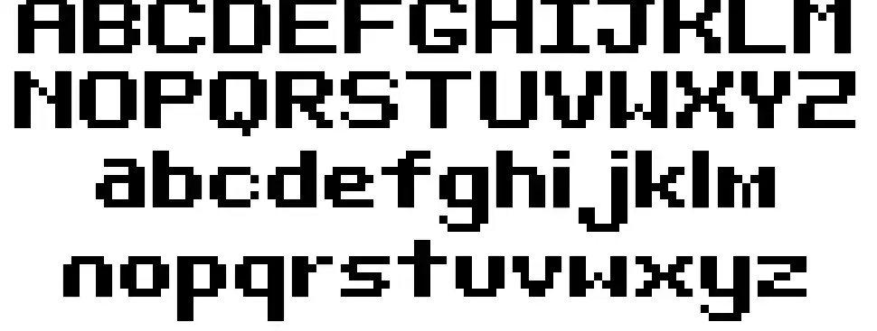 Bit Darling 10font specimens