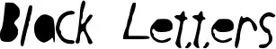 Black Letters