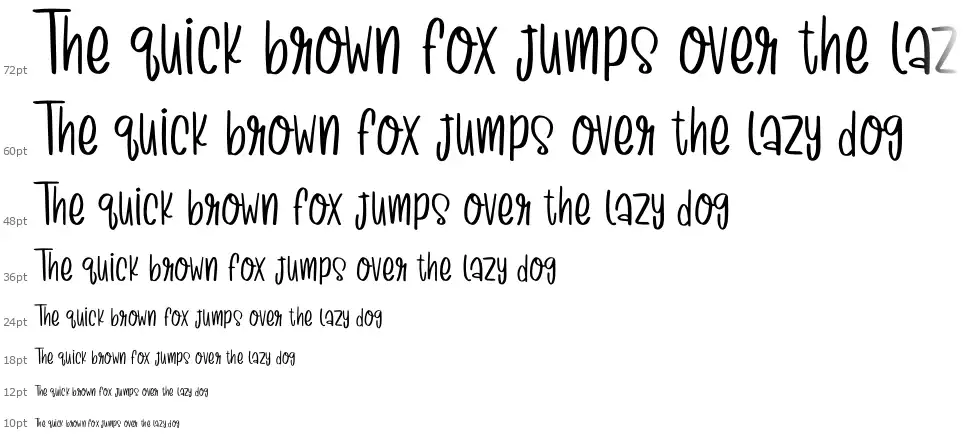 Black Romancefont waterfall
