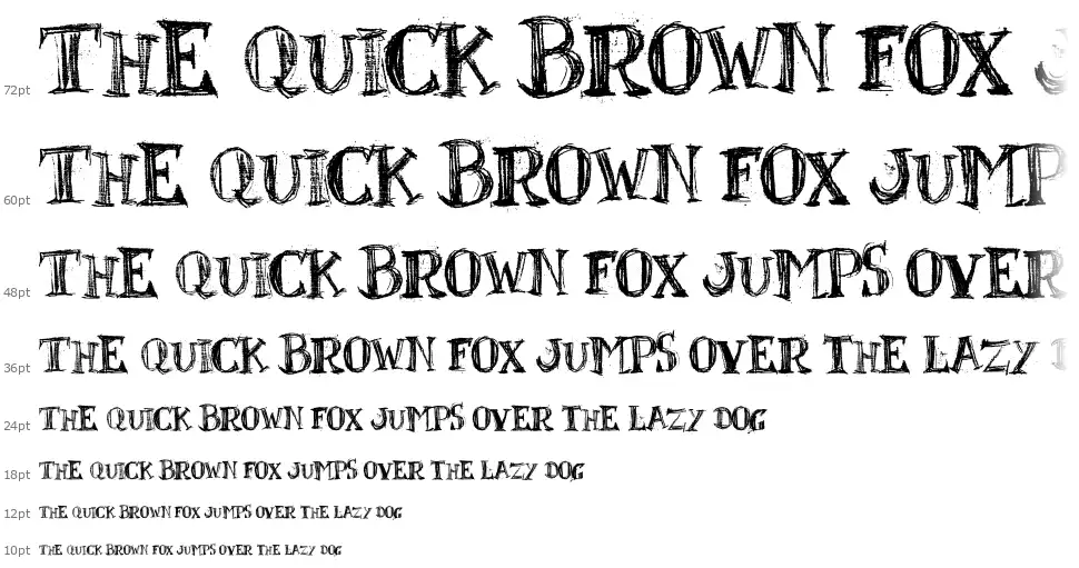 BlackBoardfont waterfall