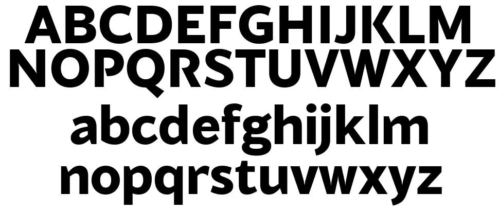 Blacker Sans Extralightfont specimens
