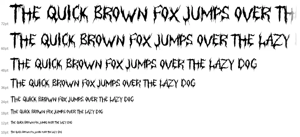 Blanksack Immortalfont waterfall