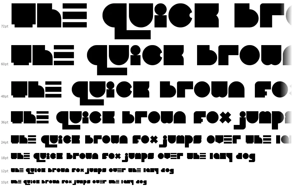 Blast Beatfont waterfall