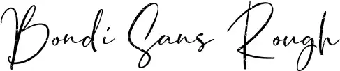 Bondi Sans Rough