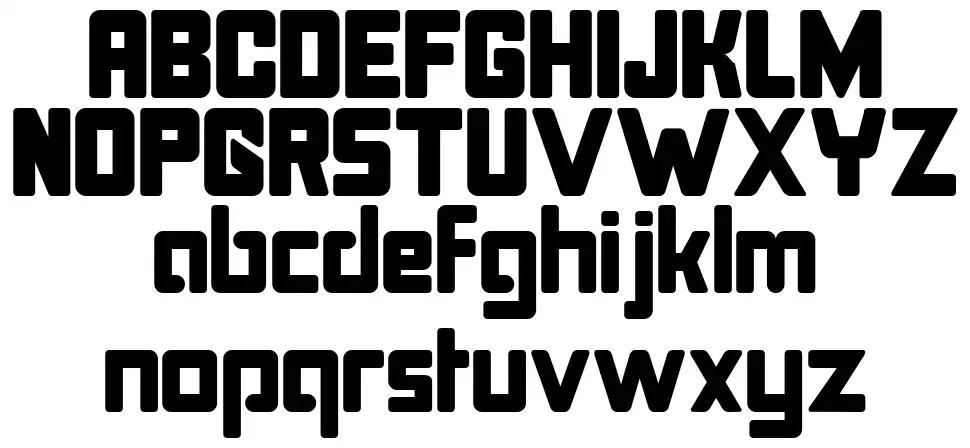 Bonk Fattyfont specimens