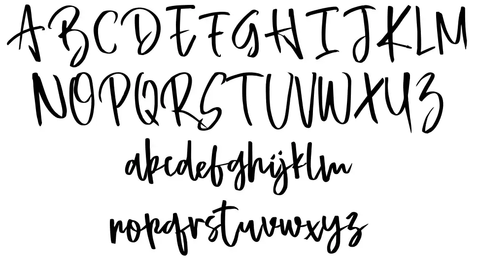 Break Outfont specimens