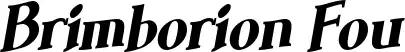 Brimborion Fou
