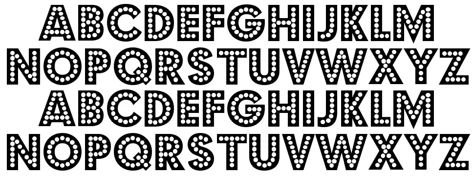 Budmo Jiggler + Jigglishfont specimens