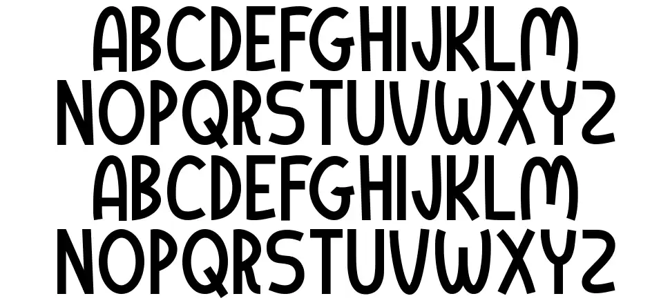 Buried Hopperfont specimens