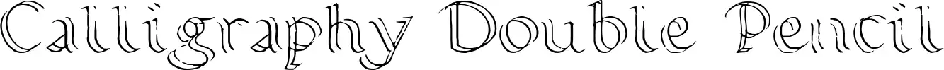 Calligraphy Double Pencil