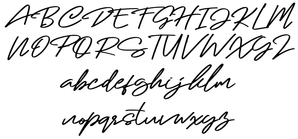 Calling Loves Scriptfont specimens