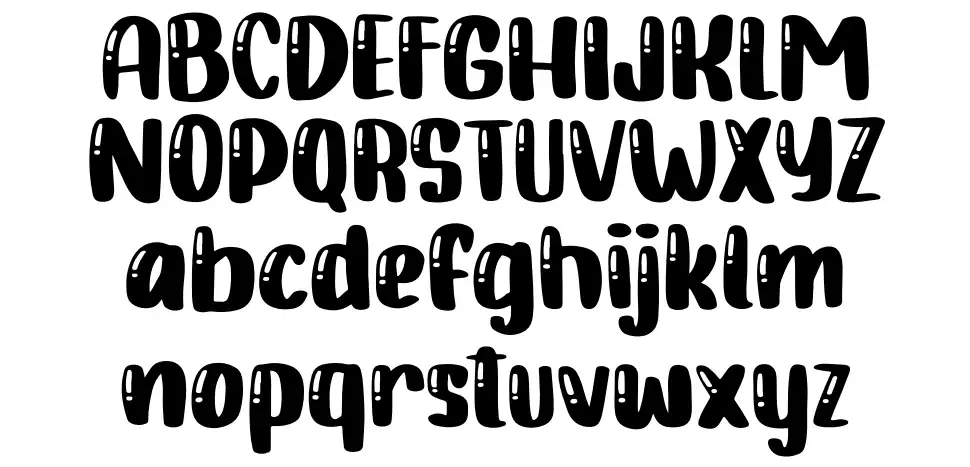 Candy Jellyfont specimens