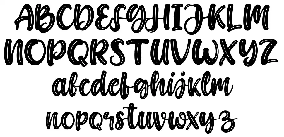 Candywellfont specimens