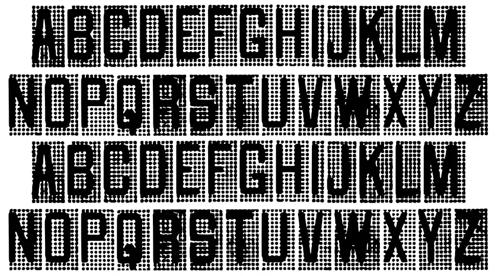 Cane Gothicfont specimens