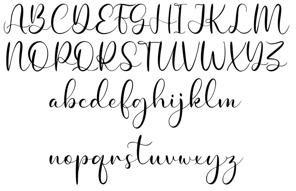 Celindine Schriftbeispiele Celindinefont specimens